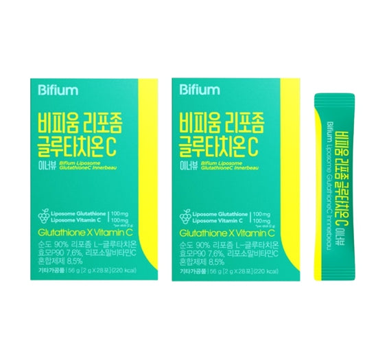 2 x LG H&H Vital Garden Bifium Liposome Glutathione C Innerbeau (28-day supply) from Korea
