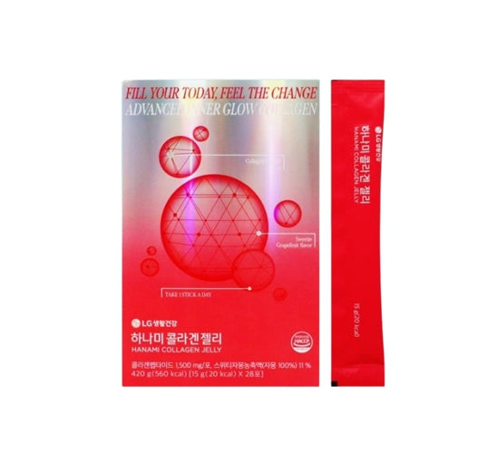 LG H&amp;H Vital Garden HANAMI Collagen Jelly (15 g x 28 Stück) aus Korea