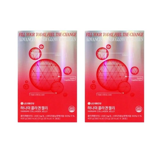 2 x LG H&amp;H Vital Garden HANAMI Collagen Jelly (15 g x 28 Stück) aus Korea