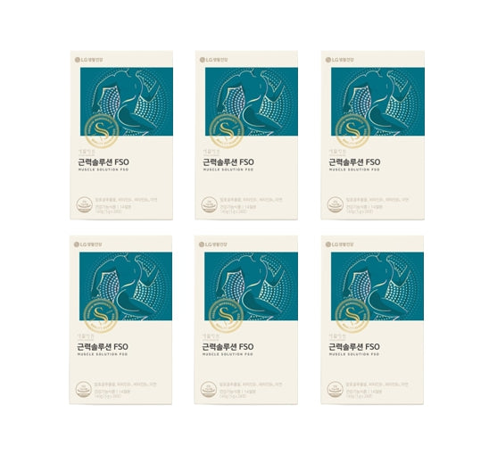 6 x LG H&H Vital Garden Muscle Solution FSO (28 Sticks) from Korea