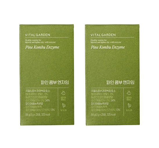 2 x LG H&H Vital Garden Pine Kombu Enzyme (28 Sticks) from Korea