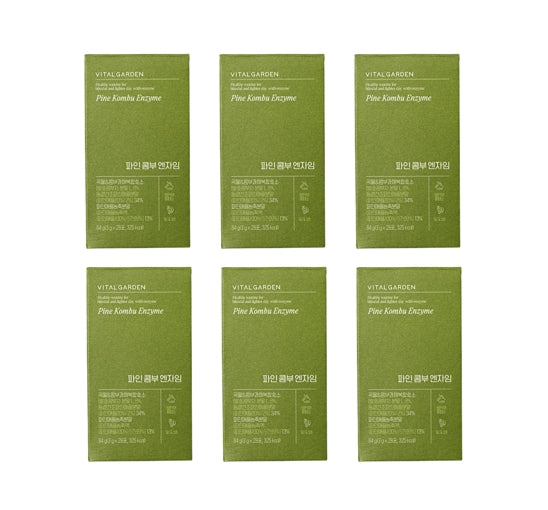 6 x LG H&H Vital Garden Pine Kombu Enzyme (28 Sticks) from Korea