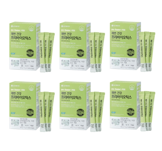 6 x LG H&H Vital Garden re:tune Prebiotics (30 Sticks/ 30-day supply) from Korea