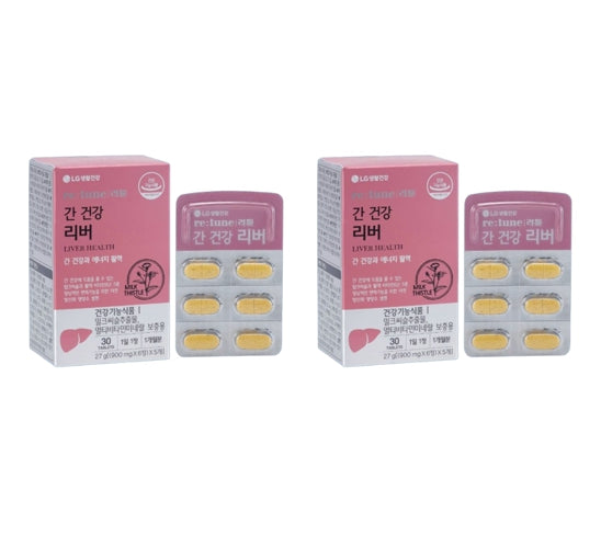 2 x LG H&H Vital Garden re:tune Liver Health (30 Tablets) from Korea