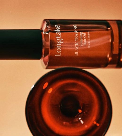 [NEW] 2 X LONGTAKE Black Tea & Fig Softening Hair Oil 40ml from Korea by Longtake