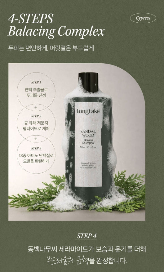 LONGTAKE Sandelholz Intensiv Shampoo 300ml aus Korea