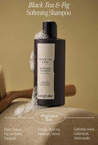 LONGTAKE Black Tea & Fig Softening Shampoo 300ml + Treatment 200ml + Hair Oil 40ml from Korea by Longtake