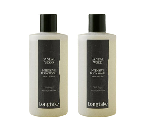 2 x LONGTAKE Sandalwood Body Wash 300ml from Korea by Longtake