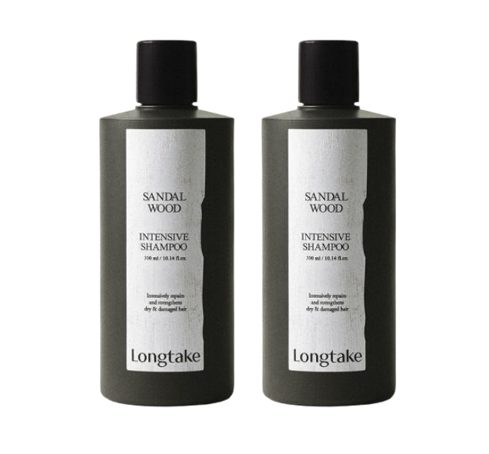 2 x LONGTAKE Sandalwood Intensive Shampoo 300ml from Korea by Longtake