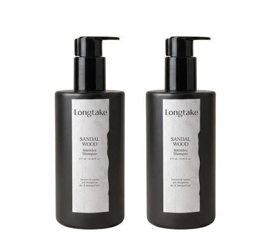 2 x LONGTAKE Sandalwood Intensive Shampoo 475ml from Korea