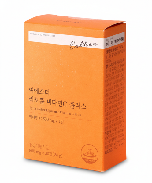 ESTHER FORMULA Lyuh Esther Liposome Vitamin C Plus 30 Capsules from Korea