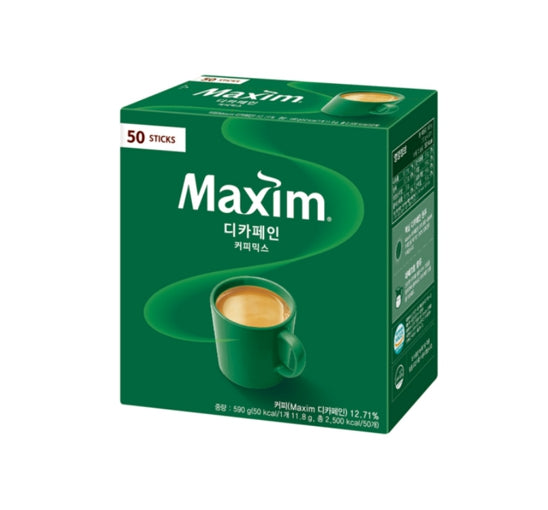 Maxim Decaffein Coffee Mix 50 Sticks from Korea by Maxim