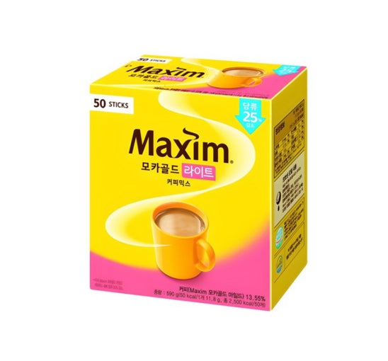 Maxim Mocha Gold Light 50 Sticks from Korea by Maxim