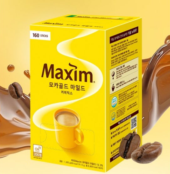 Maxim Mocha Gold Mild 160 Sticks from Korea by Maxim