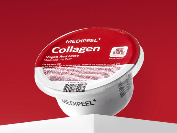 8 X MEDI-PEEL Collagen Vegan Red Lacto Modeling Cup Pack 28g (1 serving) from Korea by MEDI-PEEL