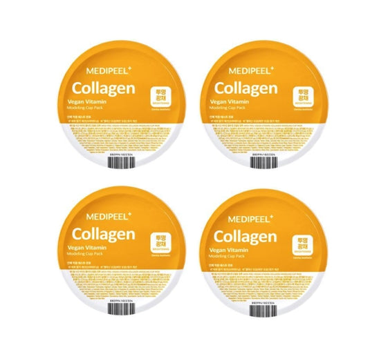 4 X MEDI-PEEL Collagen Vegan Vitamin Modeling Cup Pack 28g (1 serving) from Korea by MEDI-PEEL