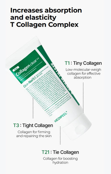 MEDI-PEEL Green Cica Collagen Clear Gel Cleanser 2.0 300ml from Korea by MEDI-PEEL