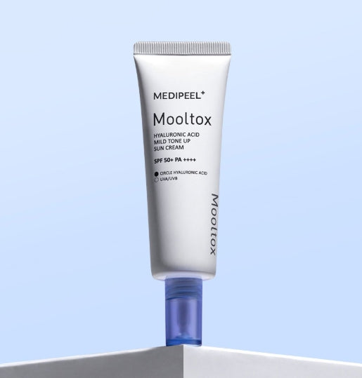MEDI-PEEL Hyaluronic Acid Mooltox Mild Tone Up Sun Cream SPF 50+ PA++++ 50g from Korea by MEDI-PEEL