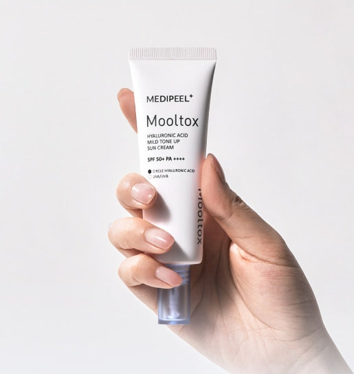 MEDI-PEEL Hyaluronic Acid Mooltox Mild Tone Up Sun Cream SPF 50+ PA++++ 50g from Korea by MEDI-PEEL