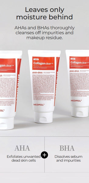 2 X MEDI-PEEL Red Lacto Collagen Clear Foam Cleanser 2.0 300ml from Korea by MEDI-PEEL