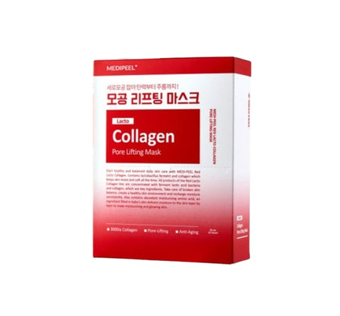 MEDI-PEEL Red Lacto Collagen Pore Lifting Mask Sheet 10sheets from Korea by MEDI-PEEL