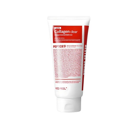 MEDI-PEEL Red Lacto Collagen Clear Foam Cleanser 2.0 300ml from Korea by MEDI-PEEL