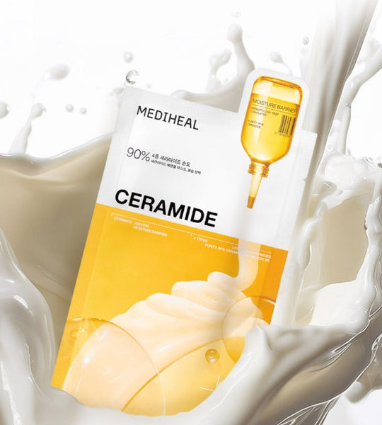 10 x MEDIHEAL Ceramide Essential Mask Moisture Barrier from Korea