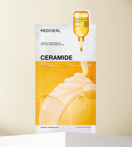 10 x MEDIHEAL Ceramide Essential Mask Moisture Barrier from Korea
