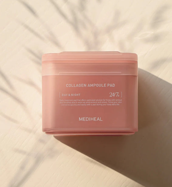 MEDIHEAL Collagen Ampoule Pad 100 Pads + Refill 100 Pads from Korea