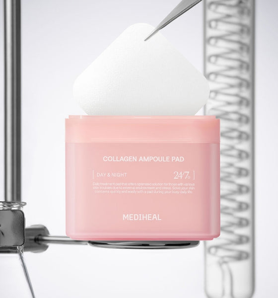 MEDIHEAL Collagen Ampoule Pad 100 Pads + Refill 100 Pads from Korea