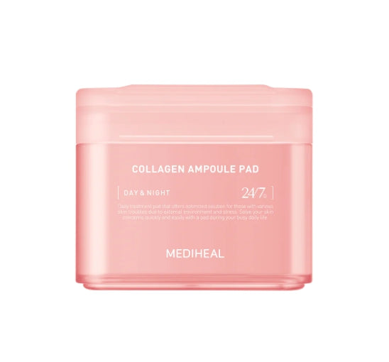 MEDIHEAL Collagen Ampoule Pad 100 Pads + Refill 100 Pads from Korea