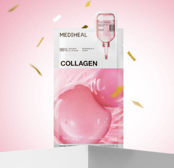 10 x MEDIHEAL Collagen Essential Mask Core Firming from Korea