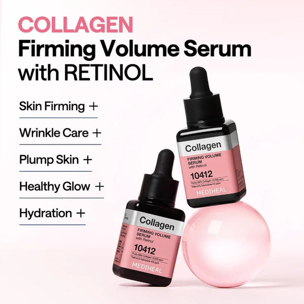 2 x MEDIHEAL Collagen Firming Volume Serum 40ml from Korea
