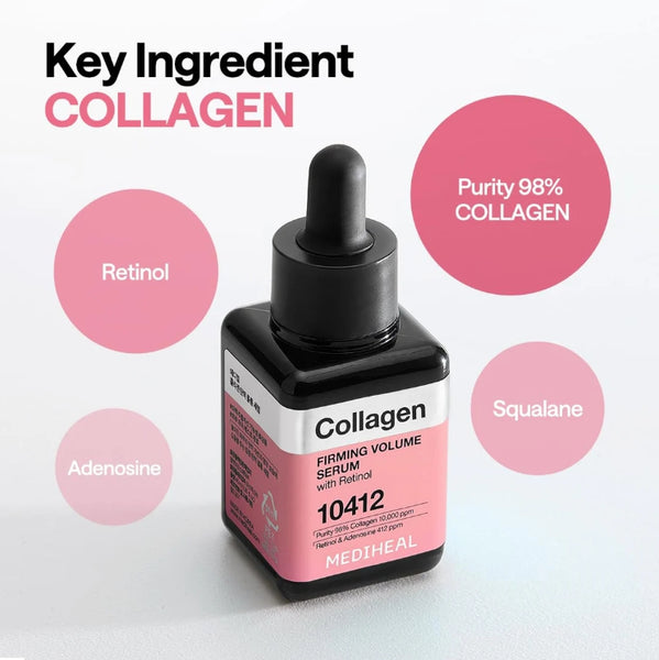2 x MEDIHEAL Collagen Firming Volume Serum 40ml from Korea