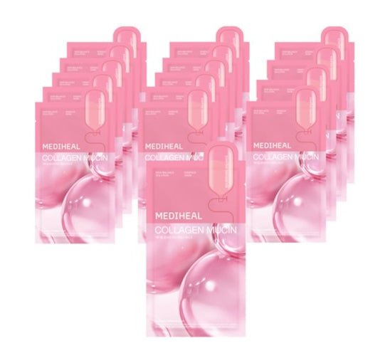 15 x MEDIHEAL Vita Toning Essence Mask 20 מ"ל