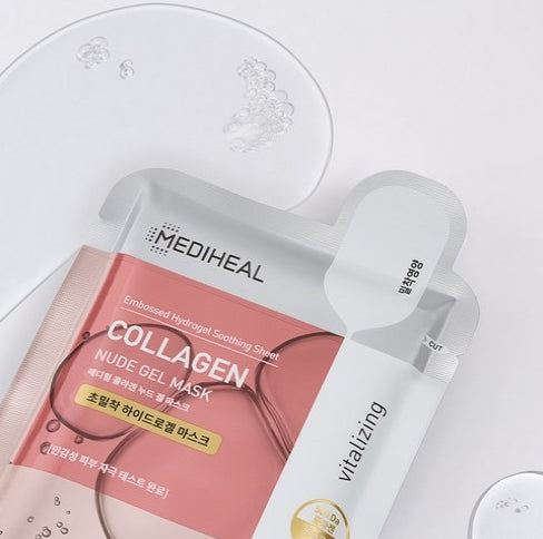 20 x MEDIHEAL Collagen Nude Gel Mask from Korea