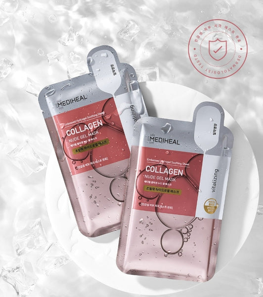 20 x MEDIHEAL Collagen Nude Gel Mask from Korea