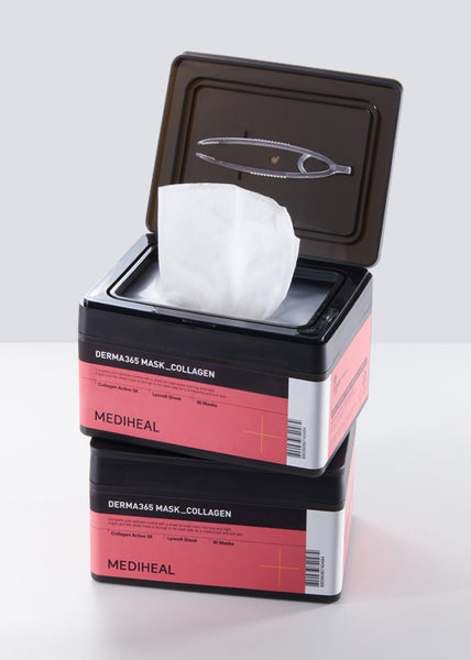 2 x MEDIHEAL Derma 365 Mask Collagen 30 Masks from Korea