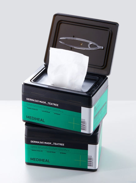 MEDIHEAL Derma 365 Mask Teatree 30 Masks from Korea