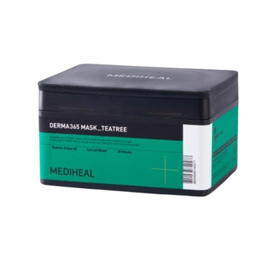 MEDIHEAL Derma 365 Mask Teatree 30 Masks from Korea
