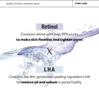 10 x MEDIHEAL Derma Synergy Wrapping Mask - Pore (Retinol x LHA) from Korea