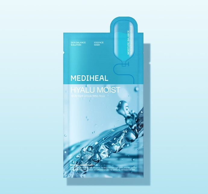 15 x MEDIHEAL Hyalu Moist Essence Mask 20ml from Korea