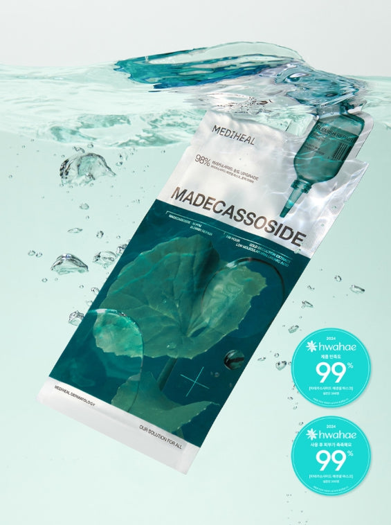 10 x MEDIHEAL Madecassoside Essential Mask Blemish Repair from Korea