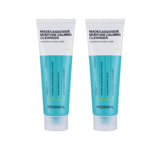 2 x MEDIHEAL Madecassoside Moisture Calming Cleanser 120ml from Korea