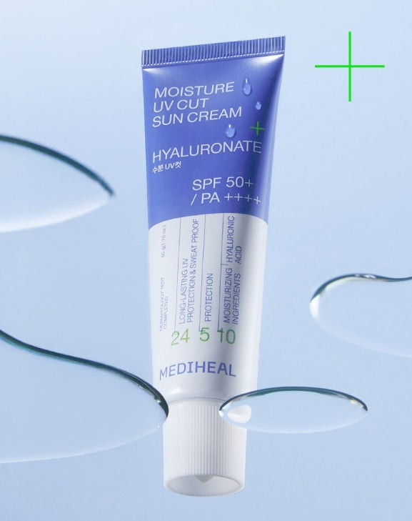 MEDIHEAL Moisture UV Cut Sun Cream 50g SPF50+ PA++++ from Korea