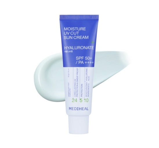 2 x MEDIHEAL Moisture UV Cut Sun Cream 50g SPF50+ PA++++ from Korea