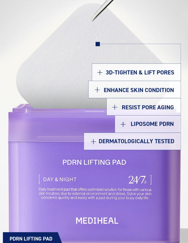 2 x MEDIHEAL PDRN Lifting Pad 100 Pads from Korea