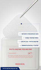 2 x MEDIHEAL Phyto-Enzyme Peeling Pad 90 Pads from Korea