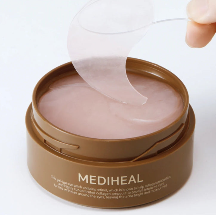 2 x MEDIHEAL Retinol Collagen Eye Ampoule Patch 60 Patches from Korea