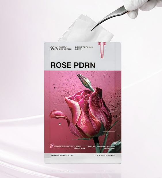 20 x MEDIHEAL Rose PDRN Essential Mask Healthy Glow from Korea